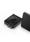 Galaxy Z Flip 6 CaseWorld Alloy Serisi Oleofobik Anti Reflective Kamera Lens Koruyucu