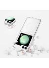Galaxy Z Flip 6 Kılıf M-safe Şarj Özellikli Parlayan Simli Saydam Renkli Zore Allstar Kapak
