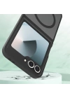 Galaxy Z Flip 7 FE Kılıf M-Safe Şarj Özellikli Kamera Korumalı Zore Lunex Kapak