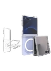 Galaxy Z Flip 7 Kılıf Kamera Korumalı M-safe Sert PC Zore Porto Kapak