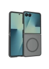 Galaxy Z Flip 7 Kılıf M-Safe Şarj Özellikli Kamera Korumalı Zore Lunex Kapak