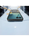 Galaxy Z Flip 7 Kılıf M-Safe Şarj Özellikli Kamera Korumalı Zore Lunex Kapak