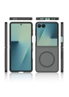 Galaxy Z Flip 7 Kılıf M-Safe Şarj Özellikli Kamera Korumalı Zore Lunex Kapak