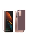 Galaxy Z Fold 2 Zore Ön Arka 5D Full Yapışkanlı Temperli Ekran Koruyucu