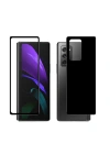 Galaxy Z Fold 2 Zore Ön Arka 5D Full Yapışkanlı Temperli Ekran Koruyucu