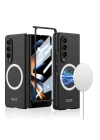Galaxy Z Fold 4 Kılıf Wireless Şarj Özellikli Zore Kıpta M-safe Kapak