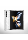 Galaxy Z Fold 6 Kılıf M-safe Şarj Özellikli Parlayan Simli Saydam Renkli Zore Allstar Kapak