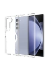 Galaxy Z Fold 6 Kılıf M-safe Şarj Özellikli Şeffaf Sert PC Zore Embos Kapak
