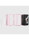 Galaxy Z Fold 6 Kılıf M-safe Şarj Özellikli Parlayan Simli Saydam Renkli Zore Allstar Kapak