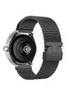 Gear S3 Zore KRD-100 22mm Titanyum Hasır Kordon