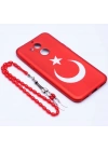 General Mobile 8 Kılıf Zore Bayrak Silikon