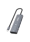 Go Des GD-6903 Type-C Bağlantılı 6in1 Hub Adaptör USB3.0/Hdmi/PD 100W/3.5mm/4K Ultra HD 30hz/5Gbps