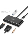 Go Des GD-8761 Usb-C To HDTV-VGA Adaptör