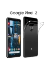 Google Pixel2 Ultra Slim Şeffaf Soft Silikon  Kılıf