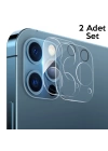 GOR İPhone 12 Pro 6.1 Best Full Tempered Cam Kamera Koruyucu 2Adet Set