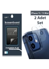 GOR İPhone 13 -13 Mini  Best Full Tempered Cam Kamera Koruyucu 2Adet Set