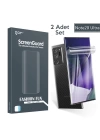 Gor SM Galaxy Note 20 Ultra 3D Kavisli Full  Darbe Emici Ekran Koruyucu 2 Adet Set