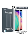 Gor Sm Galaxy S10 3d Kavisli Darbe Emici Full Ekran Koruyucu 2 Adet Set