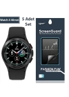 Gor Sm Galaxy Watch 4 46mm Darbe Emici Ekran Koruyucu 5 Adet Set