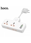 HOCO AC12A 2500W 2 Priz + 3 USB + 30W Type-C Multifonksiyonel Priz Çoğaltıcı Şarj Aleti