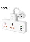 HOCO AC12A 2500W 2 Priz + 3 USB + 30W Type-C Multifonksiyonel Priz Çoğaltıcı Şarj Aleti