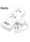 HOCO AC12A 2500W 2 Priz + 3 USB + 30W Type-C Multifonksiyonel Priz Çoğaltıcı Şarj Aleti