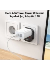 Hoco AC6 Travel Power Universal Seyahat Şarj Adaptörü EU