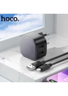 Hoco CS31A 2xUSB + Lightning Kablo Hızlı Şarj Adaptör Seti