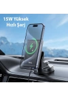 Hoco HW20 Torpido Üstü Wireless Kablosuz Hızlı Şarj Araç Telefon Tutucu