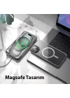 Hoco iPhone 15 Anti-Fall Darbe Önleyici Airbag Manyetik Magsafe Silikon Kılıf