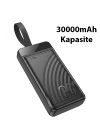 HOCO J123B Element 22.5W+PD20W 30000mAh Dijital Göstergeli Hızlı Şarj Powerbank