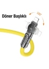 HOCO U118 Döner Başlıklı USB to iPhone Lightning Hızlı Şarj ve Veri Kablosu