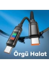 HOCO U126 Lantern 100W Type-C to Type-C Hızlı Data ve Şarj Kablosu