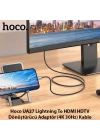 Hoco UA27 Lightning To HDMI HDTV Dönüştürücü Adaptör (4K 30Hz) Kablo