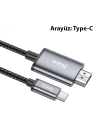 Hoco UA27 Type-c To HDMI HDTV Dönüştürücü Adaptör (4K 30Hz) Kablo