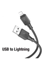 HOCO X101 USB to iPhone Lightning 2.4A Hızlı Şarj ve Data Kablosu