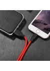 HOCO X21 Plus USB to iPhone Lightning Silikon Hızlı Şarj ve Data Kablosu