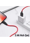 HOCO X21 Plus USB to iPhone Lightning Silikon Hızlı Şarj ve Data Kablosu