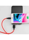 HOCO X21 USB to iPhone Lightning 2A Silikon Hızlı Şarj ve Data Kablosu