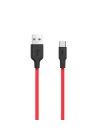 HOCO X21 USB to Type-C 3A Silikon Hızlı Şarj ve Data Kablosu