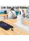 HOCO X82 iPhone Lightning to USB 2.4A Silikon Data ve Şarj Kablosu