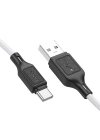 HOCO X90 USB to Type-C 3A Silikon Hızlı Şarj ve Data Kablosu