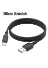 HOCO X90 USB to Type-C 3A Silikon Hızlı Şarj ve Data Kablosu