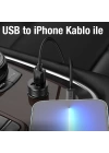 HOCO Z49 Çift USB Girişli Araç Şarj Başlık + USB To iPhone Lightning Kablo