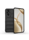 Honor 200 Pro Kılıf Esnek TPU Oyuklu Arka Yüzey Tasarımlı Zore Etnik Silikon Kapak