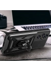 Honor 200 Pro Kılıf Magnetik Standlı Kamera Korumalı Zore Sürgülü Vega Kapak