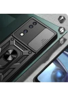 Honor 70 Kılıf Magnetik Standlı Kamera Korumalı Zore Sürgülü Vega Kapak