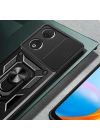 Honor 90 Kılıf Magnetik Standlı Kamera Korumalı Zore Sürgülü Vega Kapak