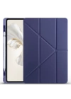 Honor Pad 9 Kılıf Zore Tri Folding Kalem Bölmeli Standlı Kılıf