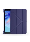 Honor Pad X7 8.7 Kılıf Zore Tri Folding Kalem Bölmeli Standlı Kılıf